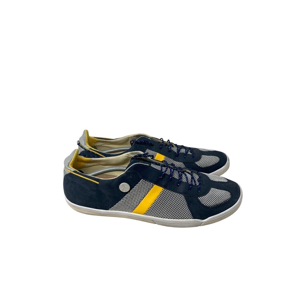 Plae Sneakers Men's Size 14 Blue Leather Lace Up Shoes